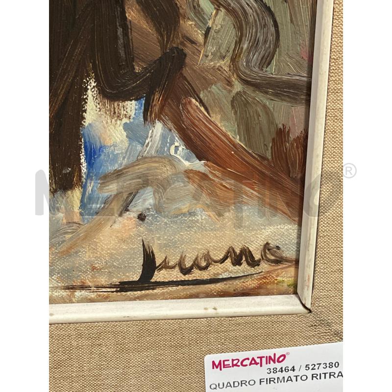 QUADRO FIRMATO RITRATTO | Mercatino dell'Usato San giovanni teatino 3