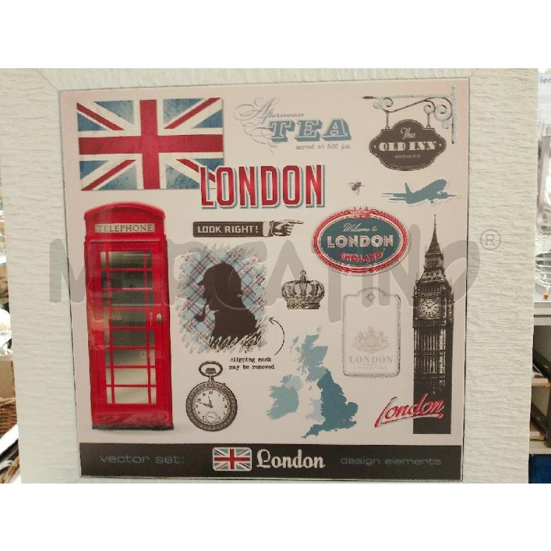 QUADRO LONDRA CORNICE BIANCA | Mercatino dell'Usato San giovanni teatino 2
