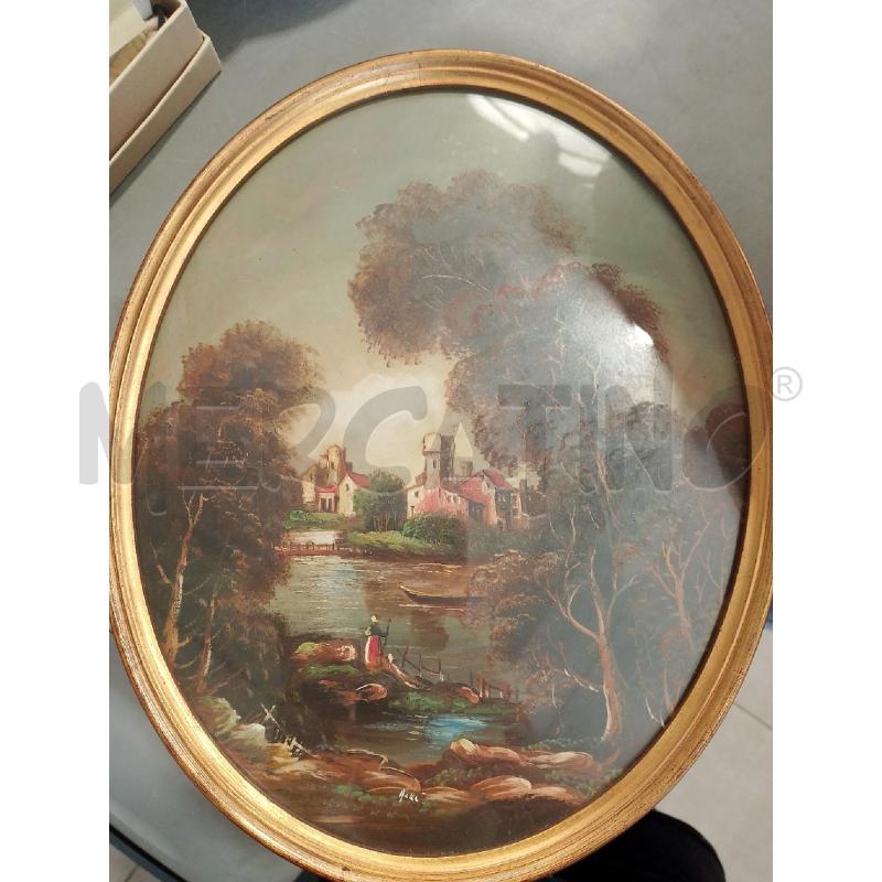 QUADRO OVALE PAESAGGIO | Mercatino dell'Usato San giovanni teatino 2