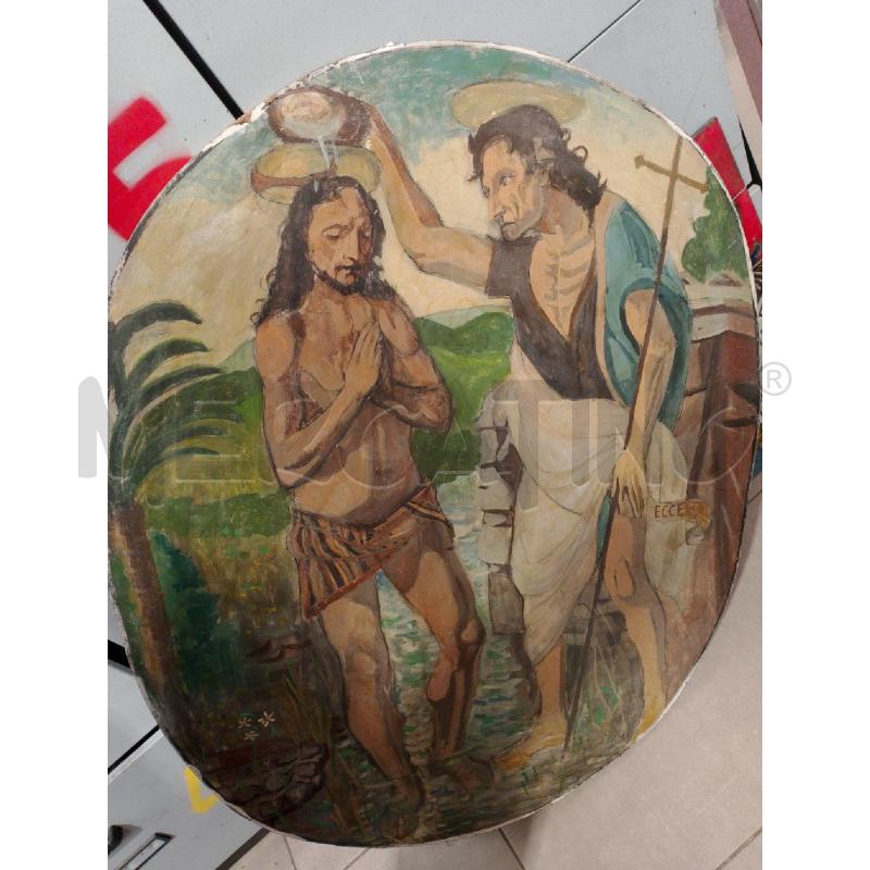 QUADRO OVALE SCENA SACRA | Mercatino dell'Usato San giovanni teatino 1