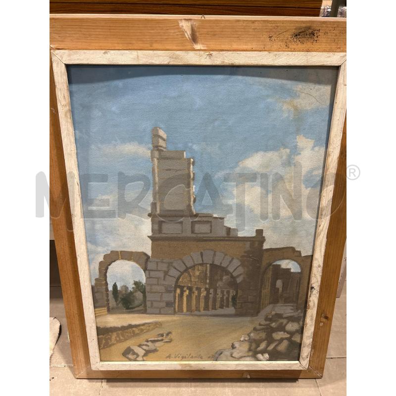 QUADRO PAESAGGIO ARCO FIRMA VIGILANTE | Mercatino dell'Usato San giovanni teatino 1