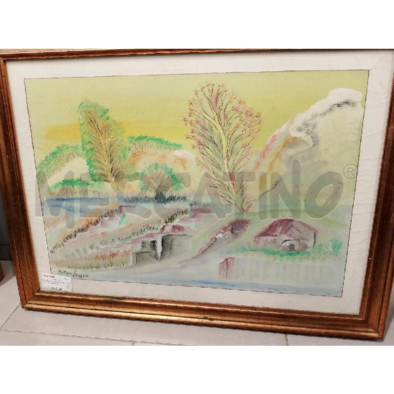 QUADRO PAESAGGIO A FIRMA ANTONIO PACIFICO | Mercatino dell'Usato San giovanni teatino 1