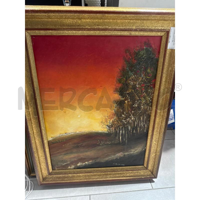 QUADRO PAESAGGIO A FIRMA BELFATTO TRAMONTO | Mercatino dell'Usato San giovanni teatino 1
