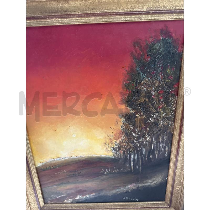 QUADRO PAESAGGIO A FIRMA BELFATTO TRAMONTO | Mercatino dell'Usato San giovanni teatino 2