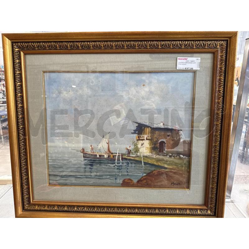 QUADRO PAESAGGIO A FIRMA MONTI | Mercatino dell'Usato San giovanni teatino 1