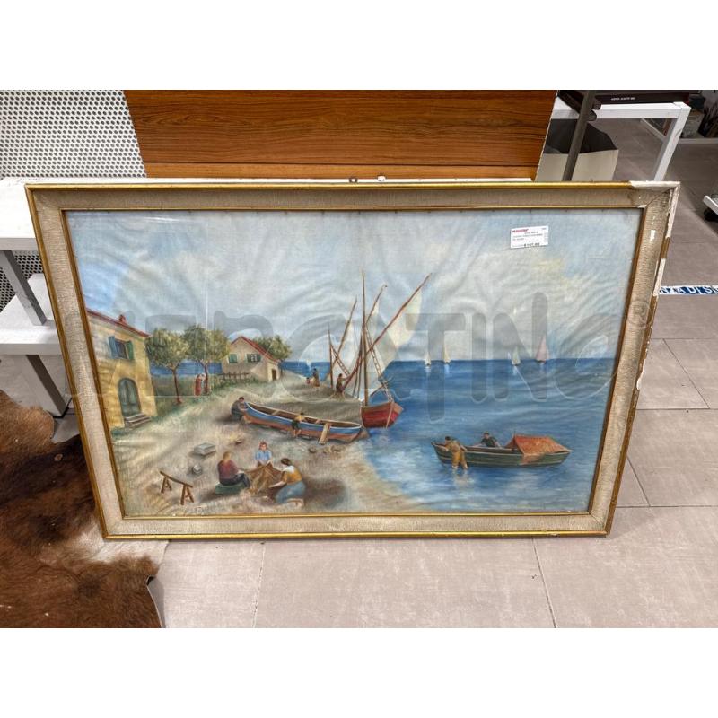 QUADRO PAESAGGIO BARCHE 106X88 | Mercatino dell'Usato San giovanni teatino 1