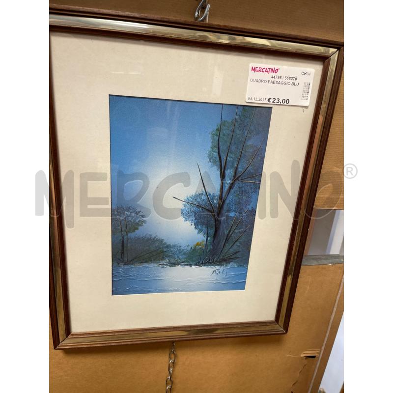 QUADRO PAESAGGIO BLU | Mercatino dell'Usato San giovanni teatino 1