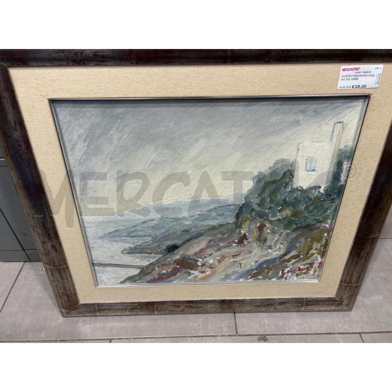 QUADRO PAESAGGIO COLLINA SUL MARE  | Mercatino dell'Usato San giovanni teatino 1