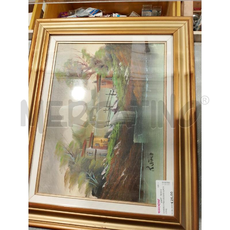 QUADRO PAESAGGIO LACUSTRE | Mercatino dell'Usato San giovanni teatino 2