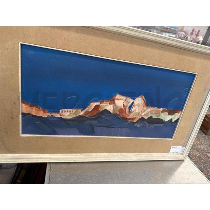 QUADRO PAESAGGIO SFONDO BLU | Mercatino dell'Usato San giovanni teatino 1