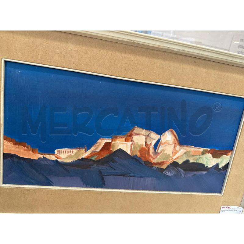 QUADRO PAESAGGIO SFONDO BLU | Mercatino dell'Usato San giovanni teatino 2