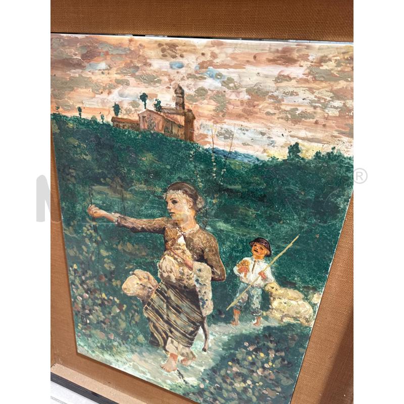 QUADRO PASTORELLA CERAMICA | Mercatino dell'Usato San giovanni teatino 3