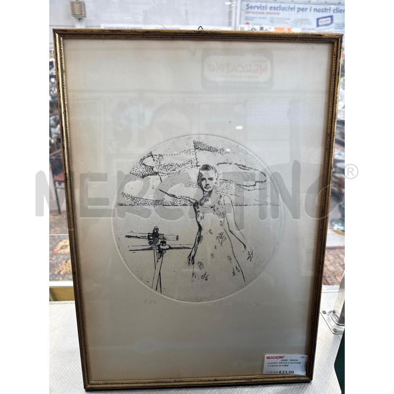 QUADRO PROVA D'AUTORE A FIRMA DI FABRIZIO | Mercatino dell'Usato San giovanni teatino 2