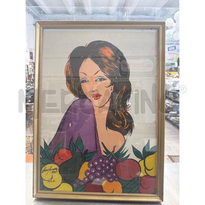 QUADRO PROVA D'AUTORE DONNA  | Mercatino dell'Usato San giovanni teatino 1