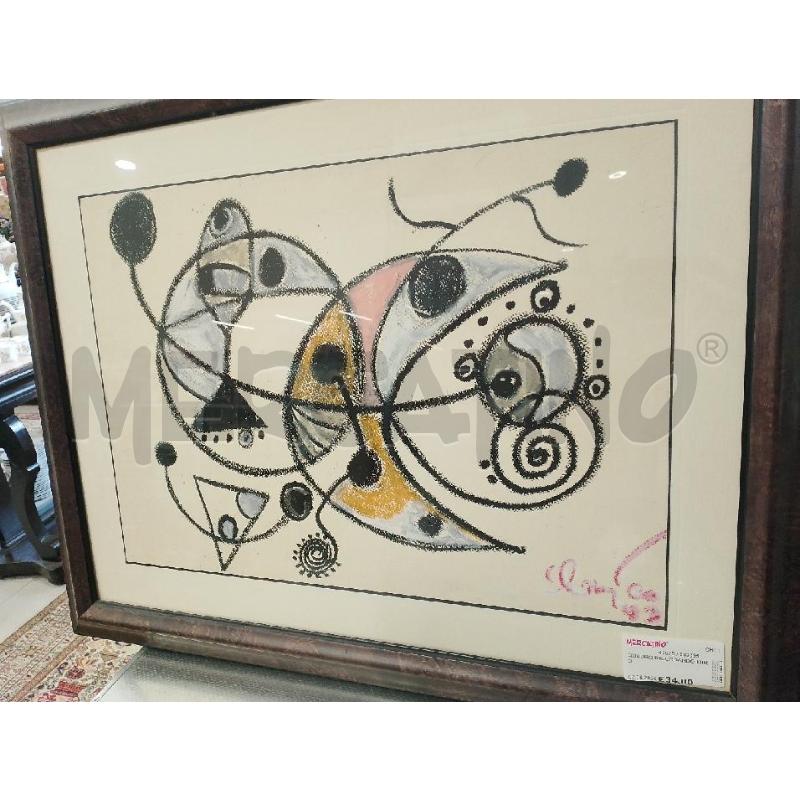 QUADRO RICORDANDO MIRO  | Mercatino dell'Usato San giovanni teatino 1