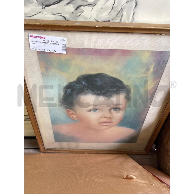 QUADRO RITRATTO BAMBINO | Mercatino dell'Usato San giovanni teatino 1