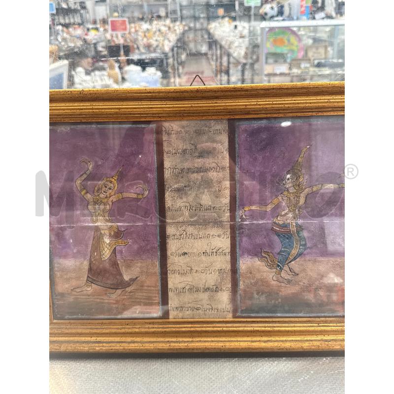 QUADRO THAILANDESE SCRITTURE DONNE  | Mercatino dell'Usato San giovanni teatino 1