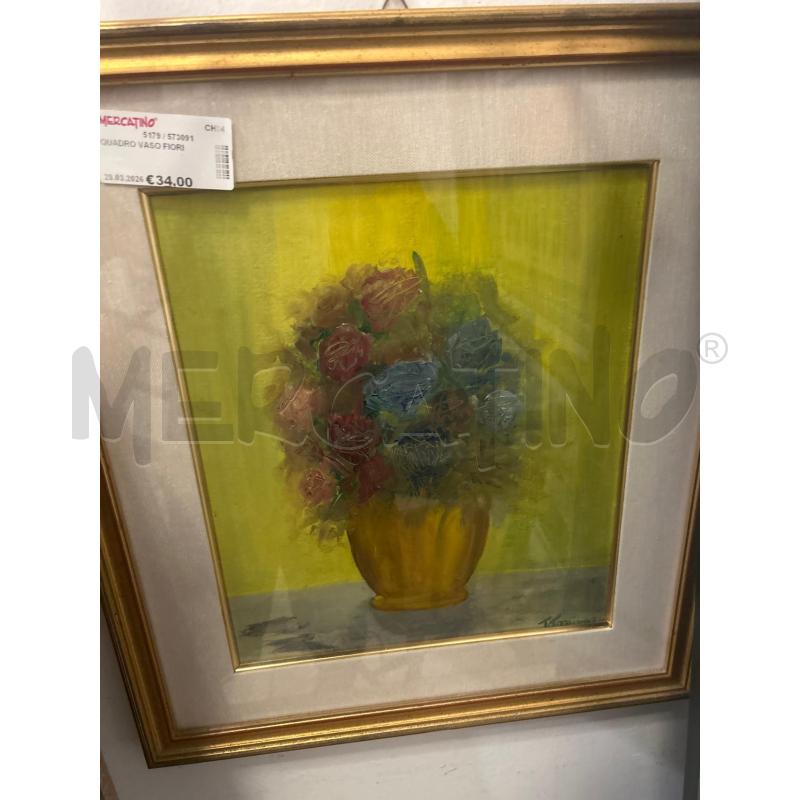 QUADRO VASO FIORI | Mercatino dell'Usato San giovanni teatino 1