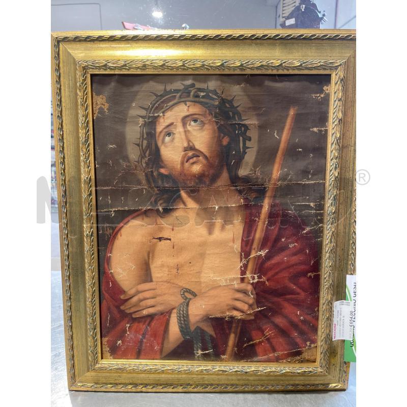 QUADRO VECCHIO GESU CORNICE DORATA 36X47 | Mercatino dell'Usato San giovanni teatino 2