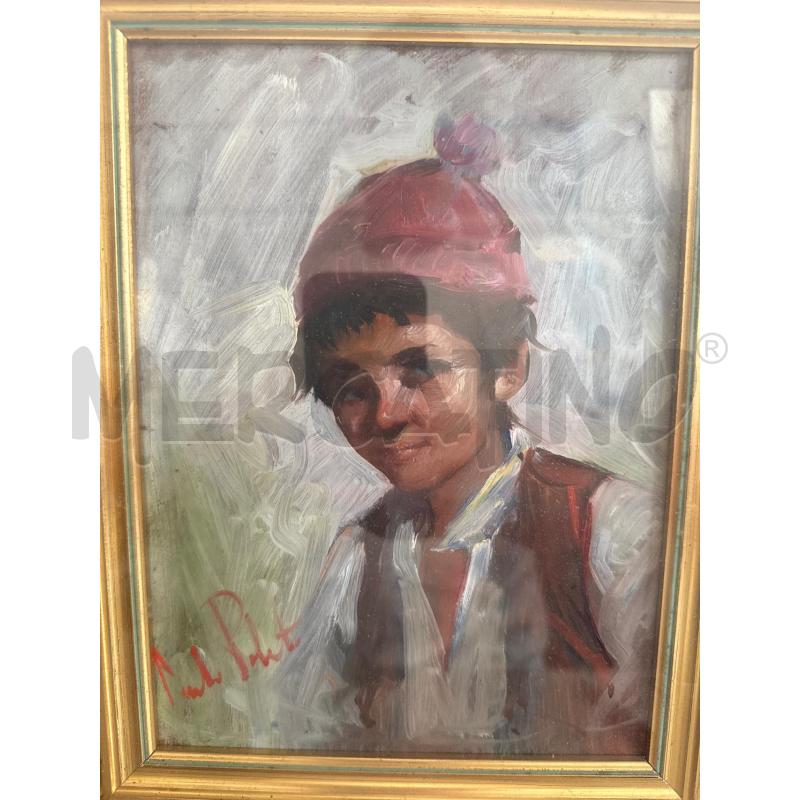 QUADRO VOLTO BAMBINO A FIRMA C.ROBERTO | Mercatino dell'Usato San giovanni teatino 1