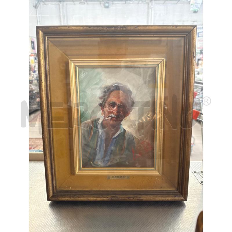 QUADRO VOLTO UOMO A FIRMA C.ROBERTO | Mercatino dell'Usato San giovanni teatino 3