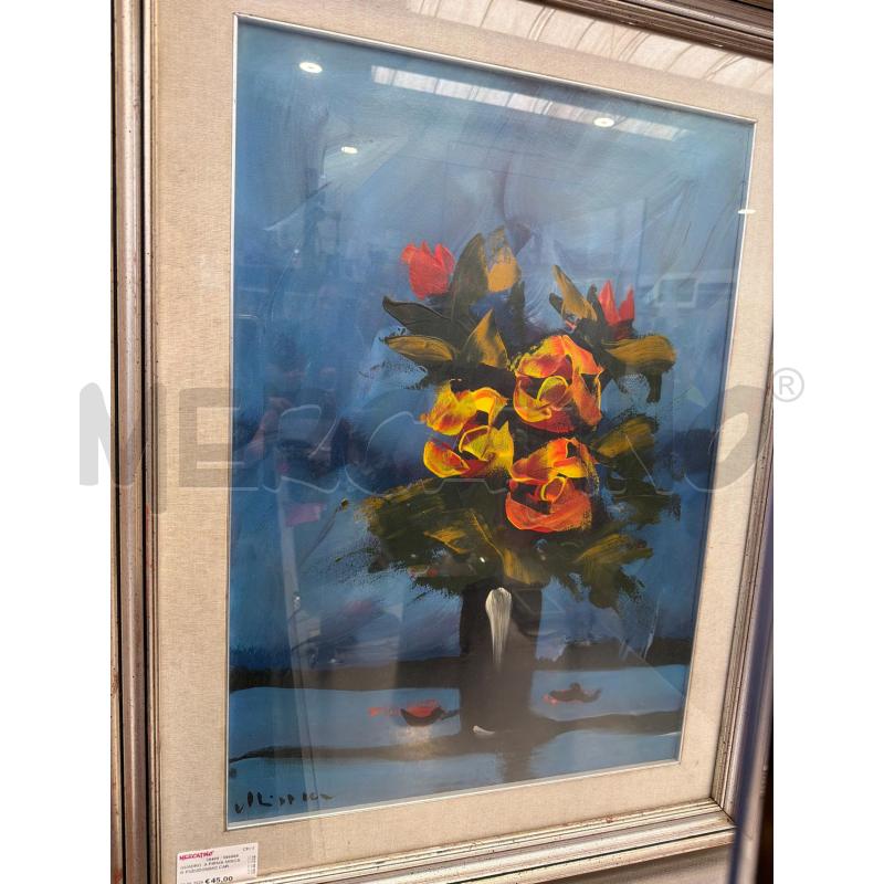 QUADRO  A FIRMA MISCAR PSEUDONIMO CARLO MISMETTI 70X50 | Mercatino dell'Usato San giovanni teatino 1