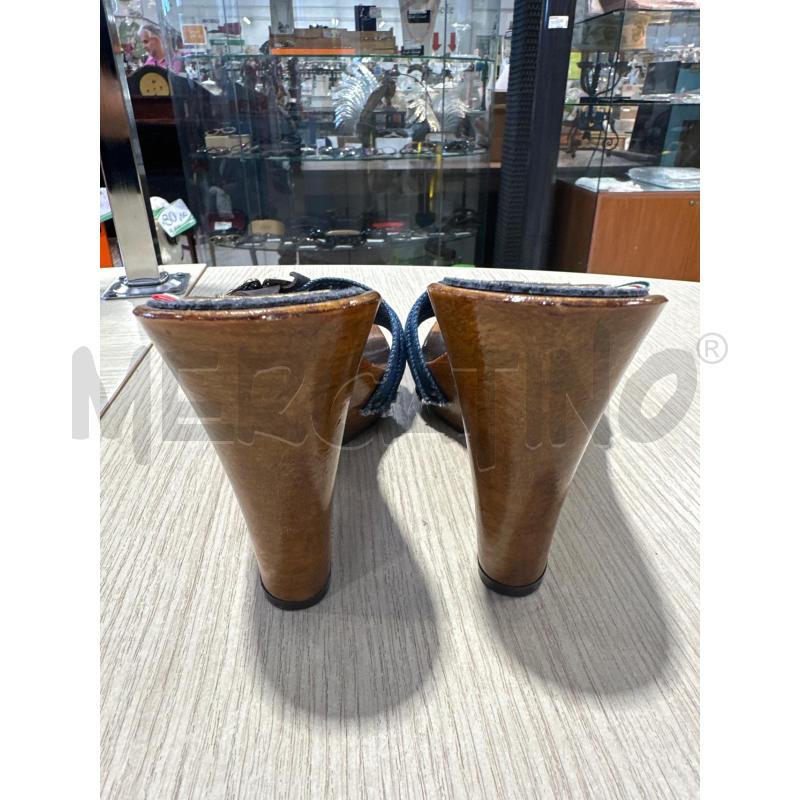 SANDALI DONNA GIOIELLO ZEPPA LEGNO | Mercatino dell'Usato San giovanni teatino 3