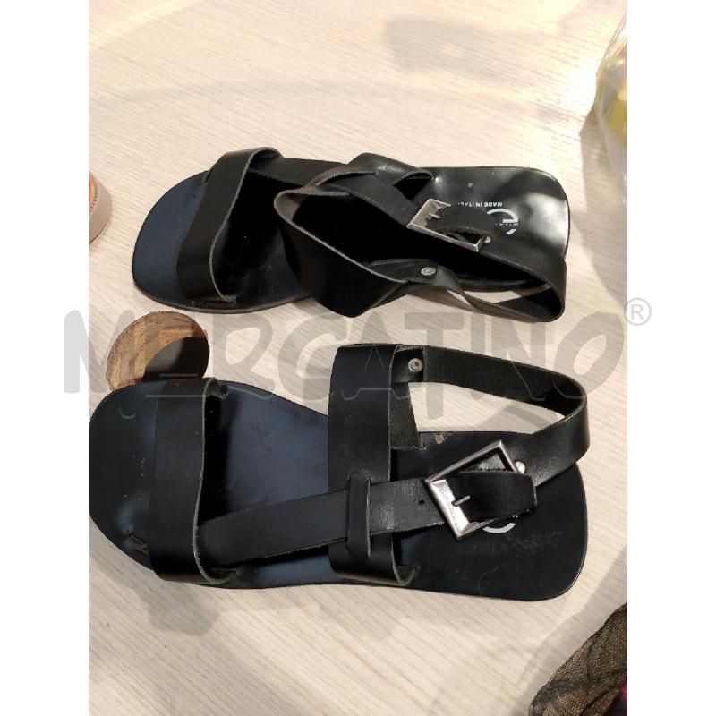 SANDALI GHIT MILANO NERI | Mercatino dell'Usato San giovanni teatino 3