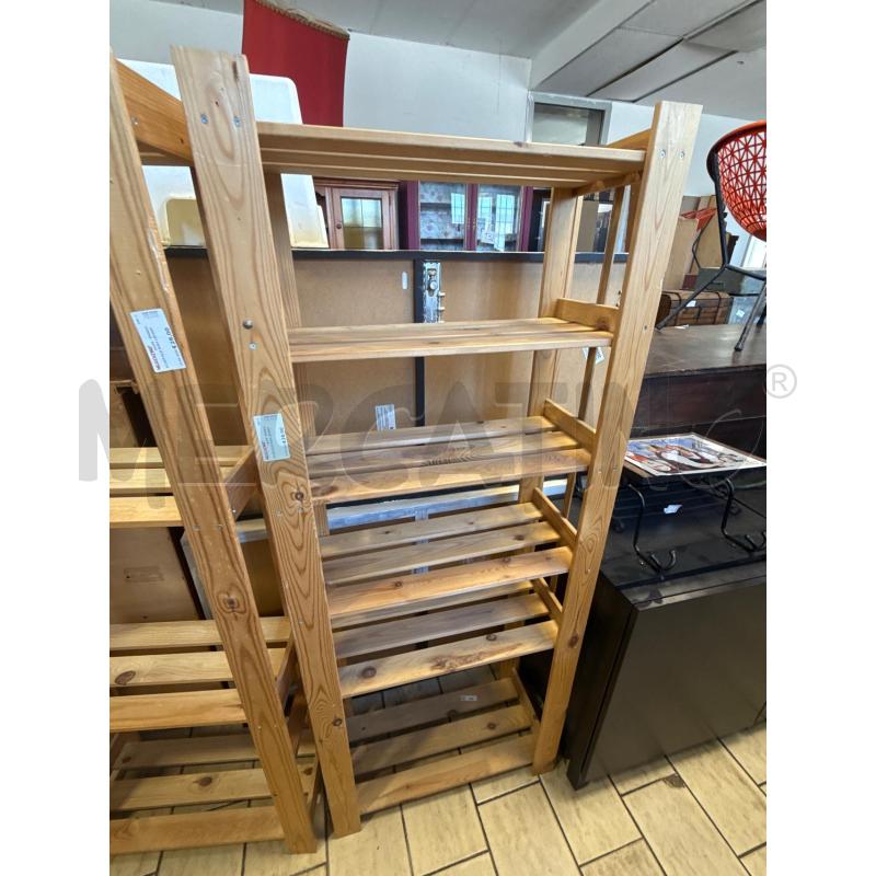 SCAFFALE IKEA LEGNO | Mercatino dell'Usato San giovanni teatino 1