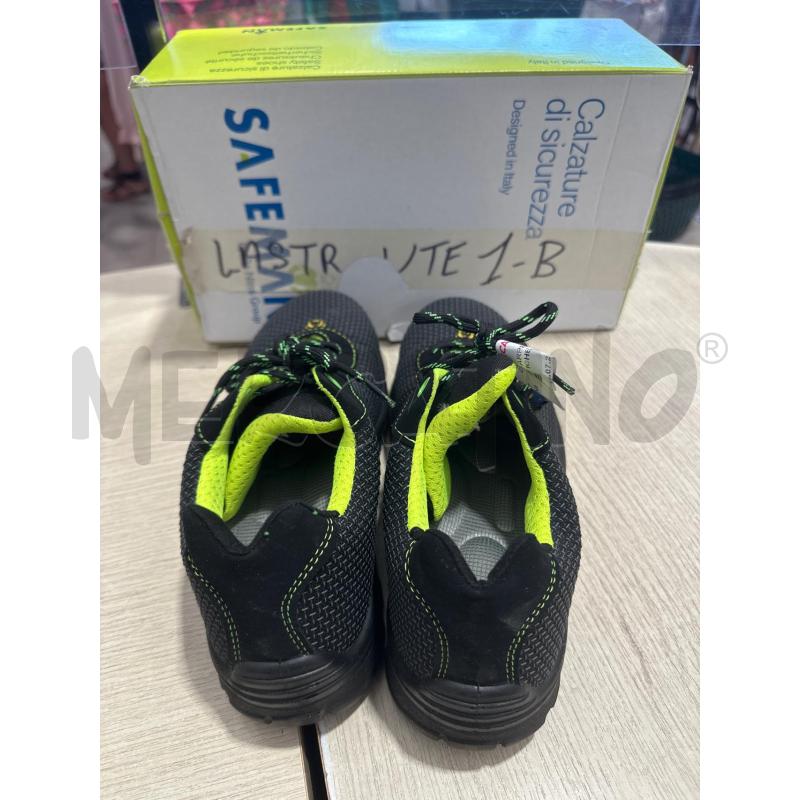 SCARPE ANTI INFORTUNISTICHE SAFE MAN NERE GIALLO FLUO TG 40 | Mercatino dell'Usato San giovanni teatino 3