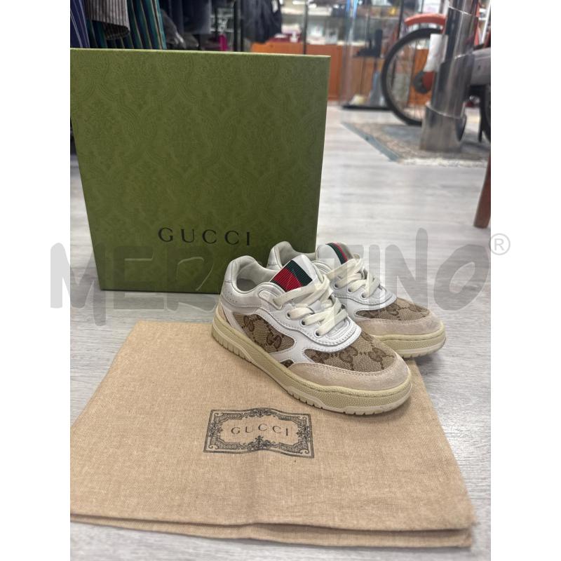 SCARPE BAMBINO GUCCI BIANCHE BEIGE  | Mercatino dell'Usato San giovanni teatino 1