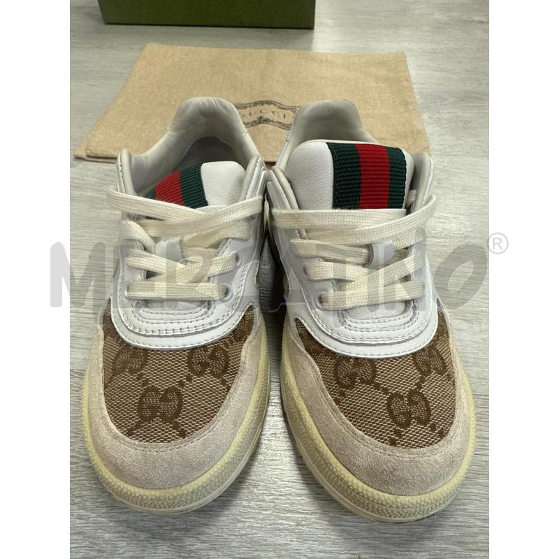 SCARPE BAMBINO GUCCI BIANCHE BEIGE  | Mercatino dell'Usato San giovanni teatino 3