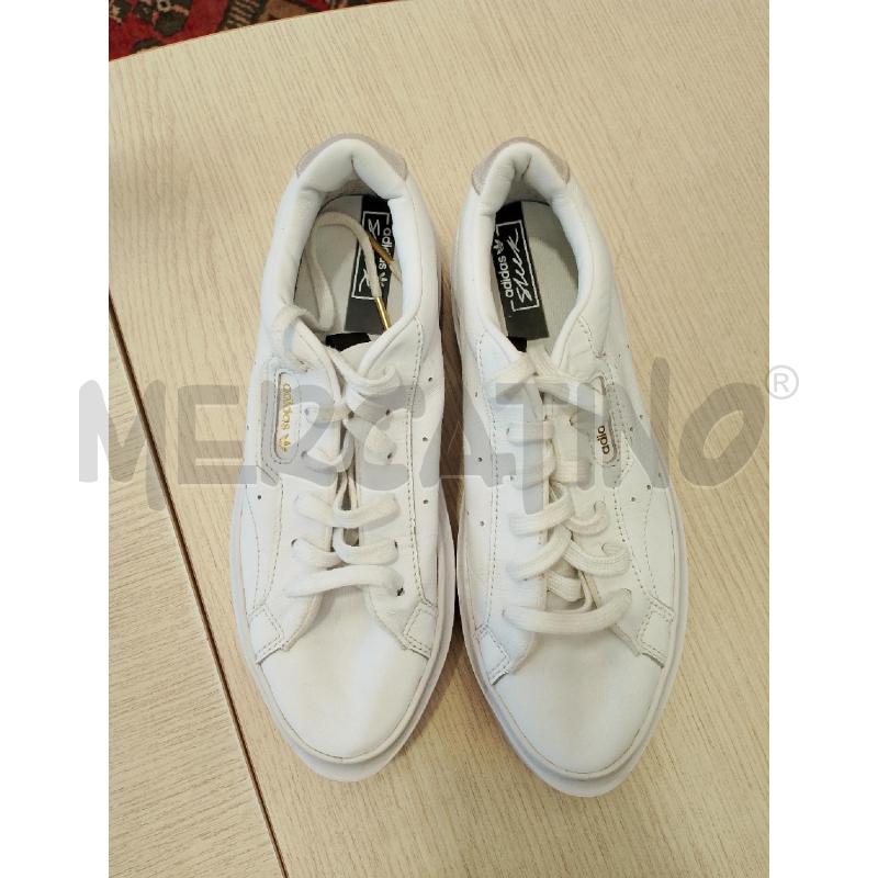 SCARPE DONNA ADIDAS BIANCHE N 38 2/3 | Mercatino dell'Usato San giovanni teatino 3