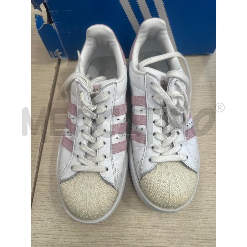 SCARPE DONNA ADIDAS SUPERSTARE BIANCXHE ROSA  | Mercatino dell'Usato San giovanni teatino 2