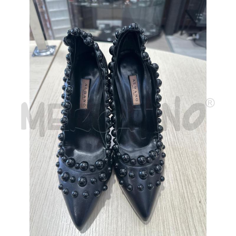 SCARPE DONNA ALBANO TACCHI NERE SFERE | Mercatino dell'Usato San giovanni teatino 1