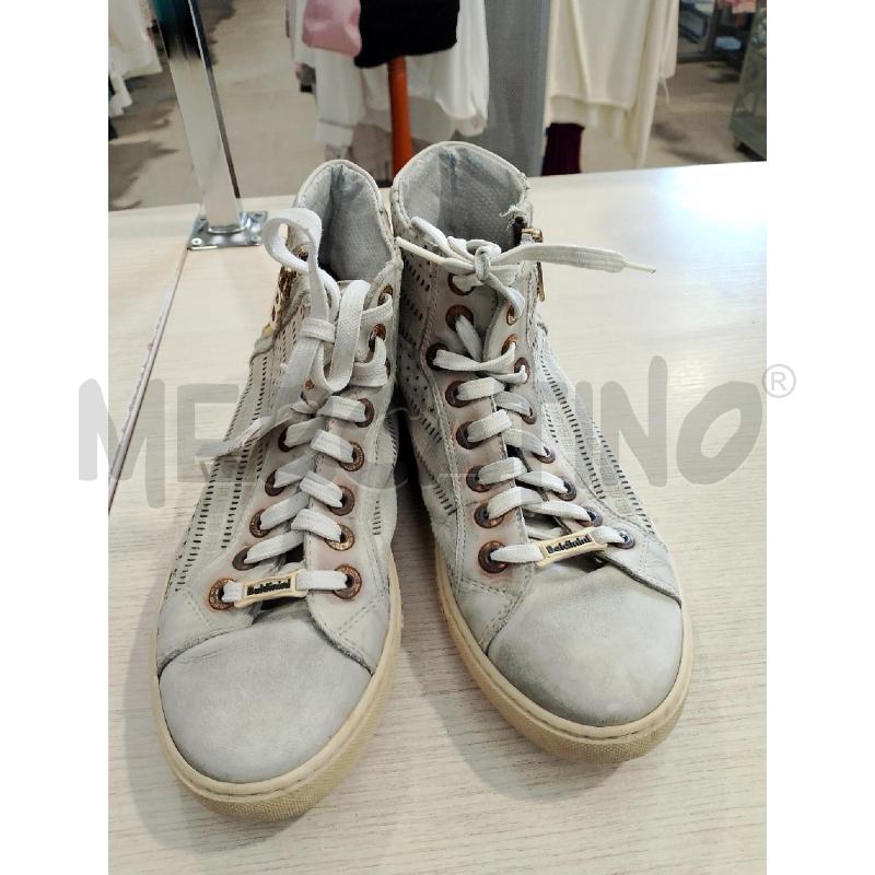 SCARPE DONNA BALDININI GRIGIE ZIP DORATA | Mercatino dell'Usato San giovanni teatino 3