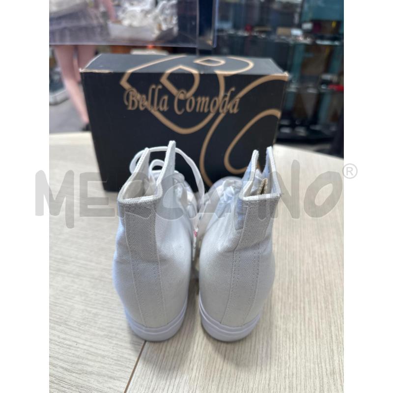 SCARPE DONNA BELLA COMODA BIANCHE  | Mercatino dell'Usato San giovanni teatino 3