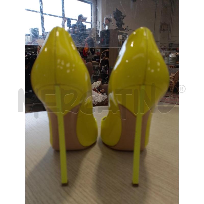 SCARPE DONNA CASADEI GIALLE TACCO | Mercatino dell'Usato San giovanni teatino 3