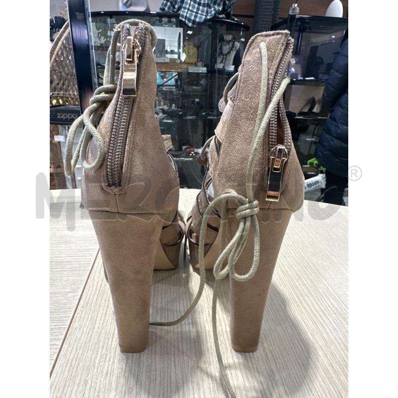 SCARPE DONNA CATHERINE TACCHI APERTE MARRONCINE N 40 | Mercatino dell'Usato San giovanni teatino 3