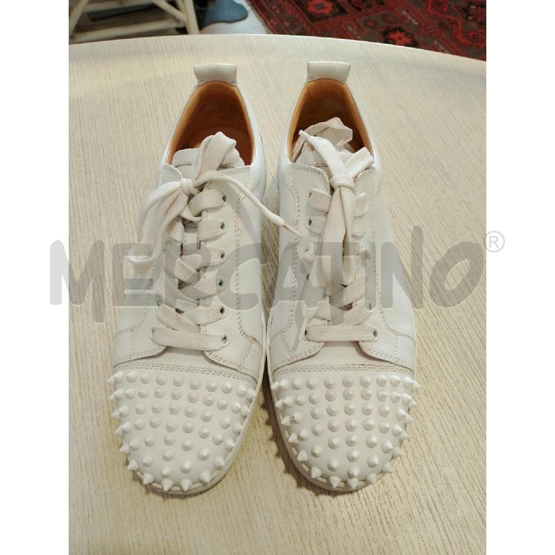 SCARPE DONNA CHRISTIAN LOUBUTIN BIANCHE BORCHE PUNTA  | Mercatino dell'Usato San giovanni teatino 1