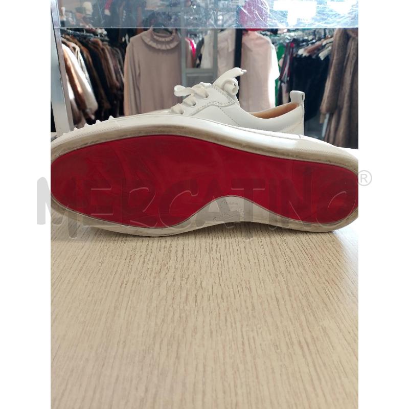 SCARPE DONNA CHRISTIAN LOUBUTIN BIANCHE BORCHE PUNTA  | Mercatino dell'Usato San giovanni teatino 4