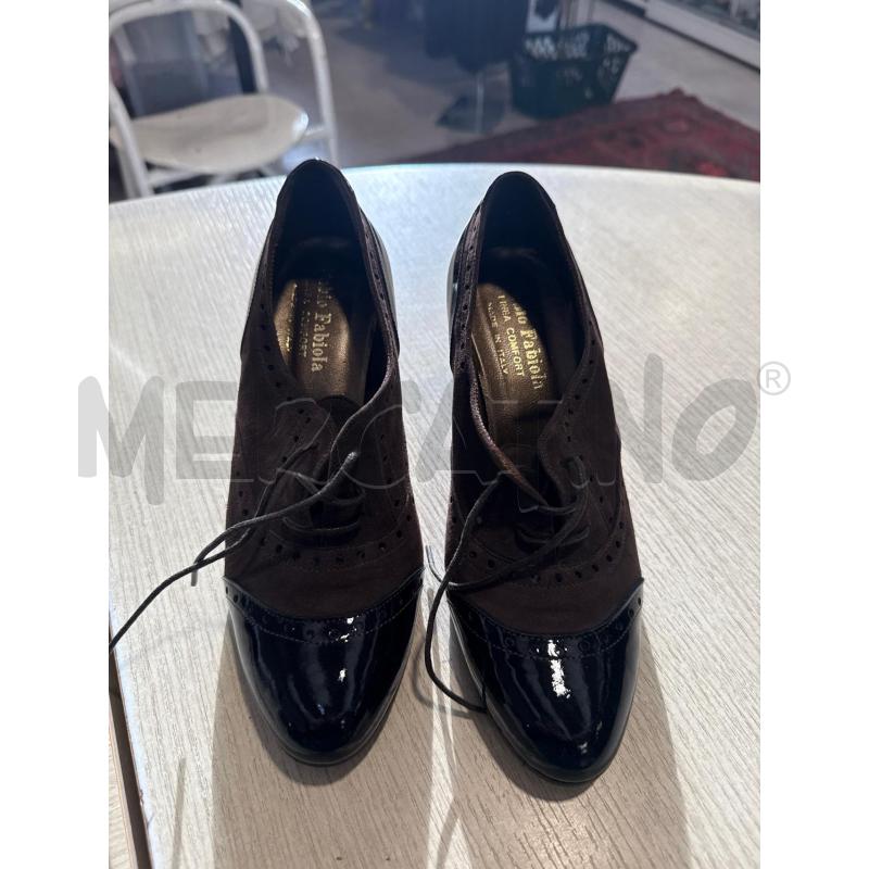 SCARPE DONNA FABIO FABIOLA MARRONI LACCI  | Mercatino dell'Usato San giovanni teatino 2