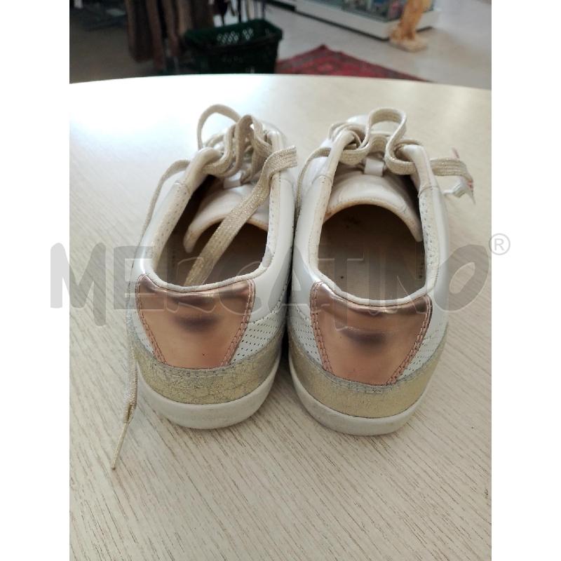 SCARPE DONNA GEOX BIANCHE DORATE | Mercatino dell'Usato San giovanni teatino 3