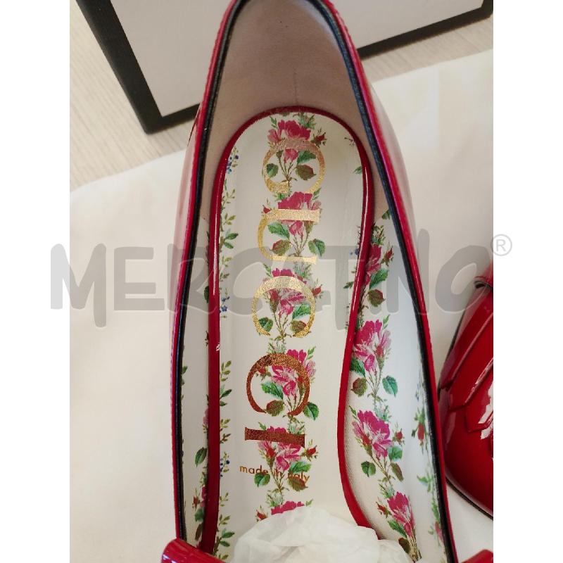 SCARPE DONNA GUCCI ROSSE LUCIDE N 38.5 | Mercatino dell'Usato San giovanni teatino 4