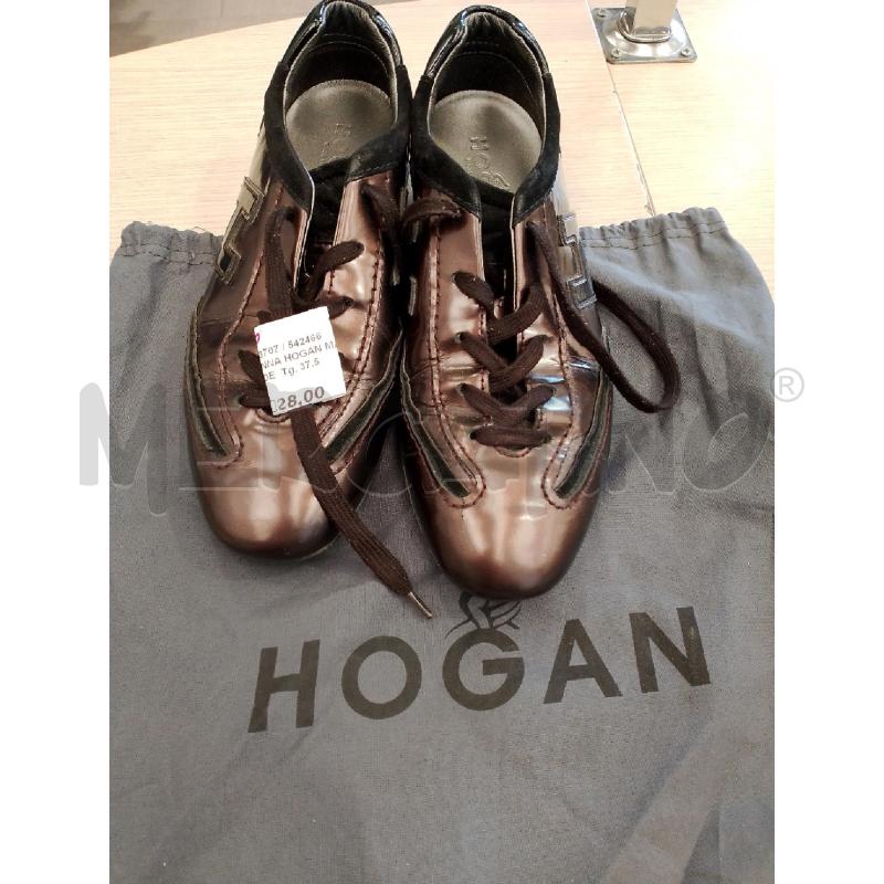 SCARPE DONNA HOGAN MARRONI LUCIDE | Mercatino dell'Usato San giovanni teatino 2