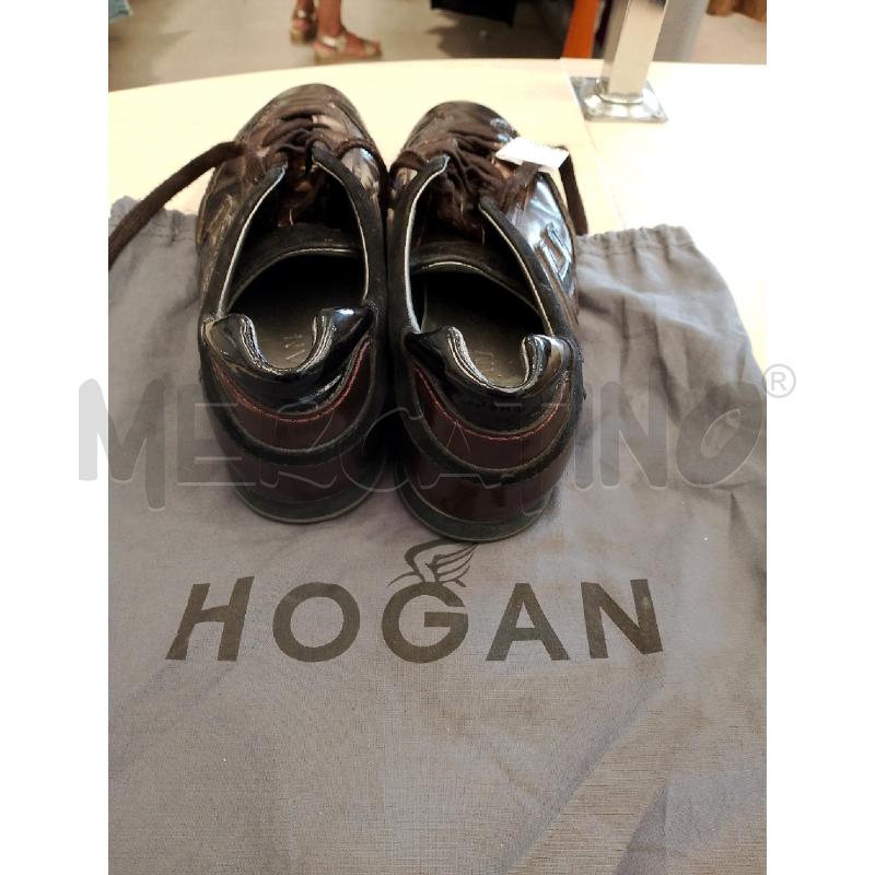 SCARPE DONNA HOGAN MARRONI LUCIDE | Mercatino dell'Usato San giovanni teatino 3