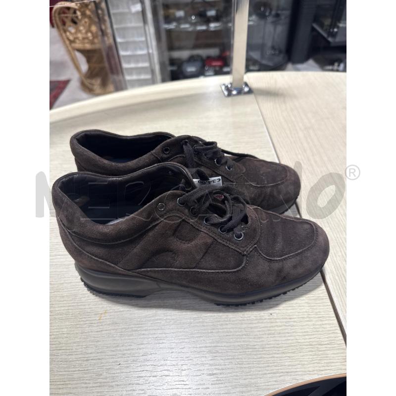 SCARPE DONNA HOOGAN MARRONI SCAMOSCIATE  | Mercatino dell'Usato San giovanni teatino 1