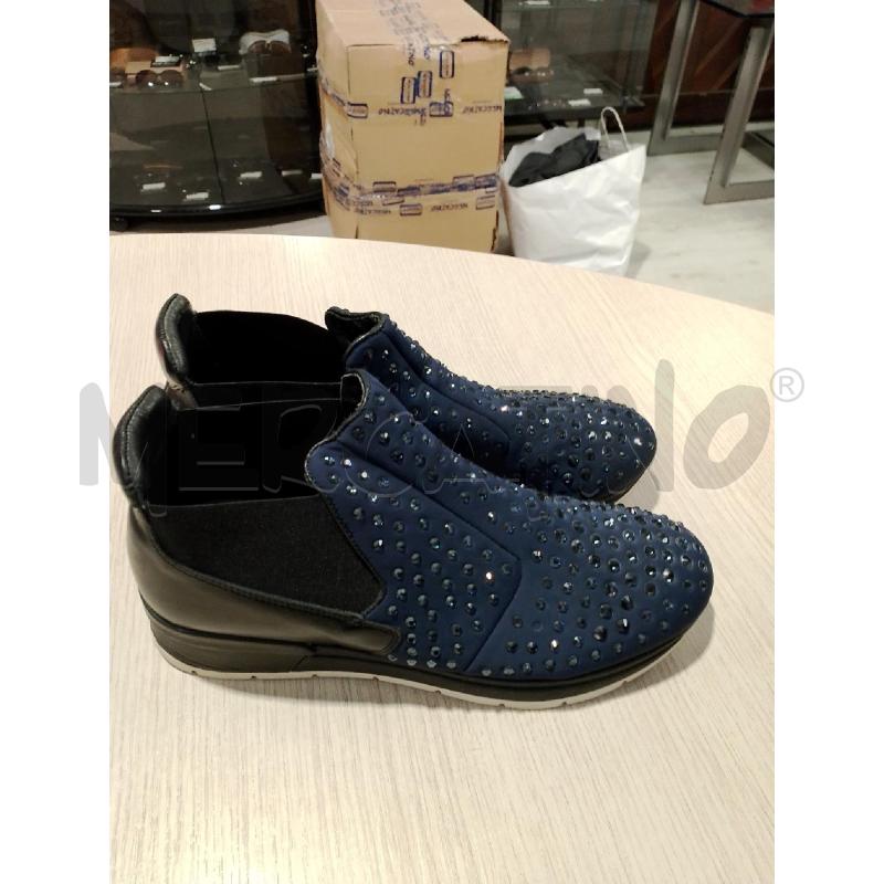 SCARPE DONNA JANET SPORT BLU STRASS | Mercatino dell'Usato San giovanni teatino 1