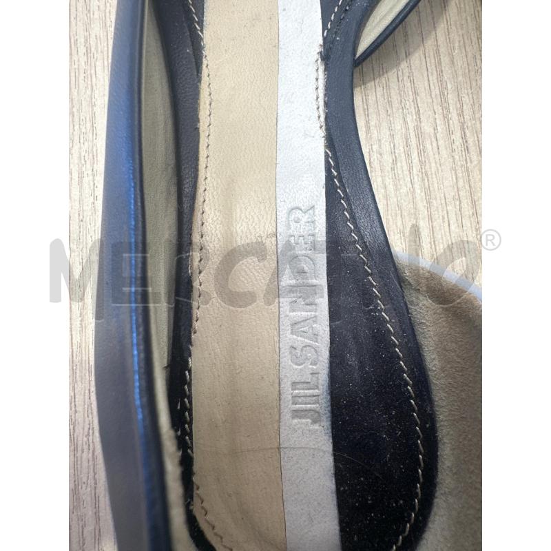 SCARPE DONNA JIL SANDER BALLERINE BIANCHE BLU BEIGE | Mercatino dell'Usato San giovanni teatino 5