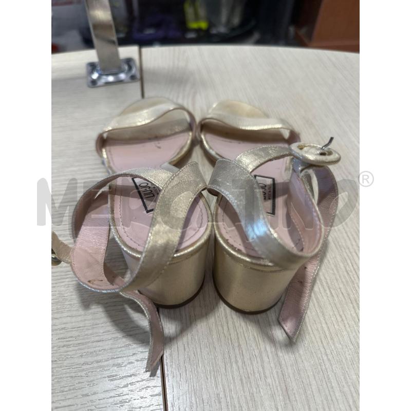 SCARPE DONNA LIU JO DORATE TACCO SANDALO | Mercatino dell'Usato San giovanni teatino 3